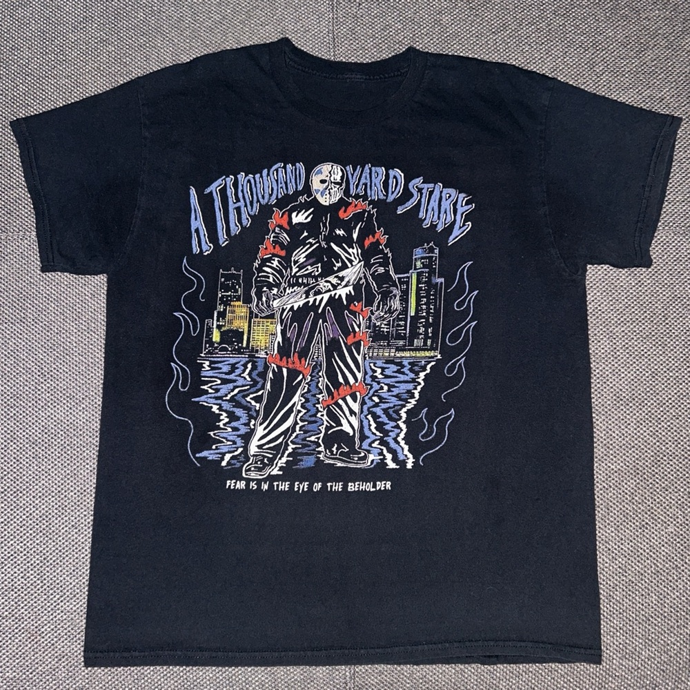 Warren Lotas Thousand Yard Stare Horror Tee